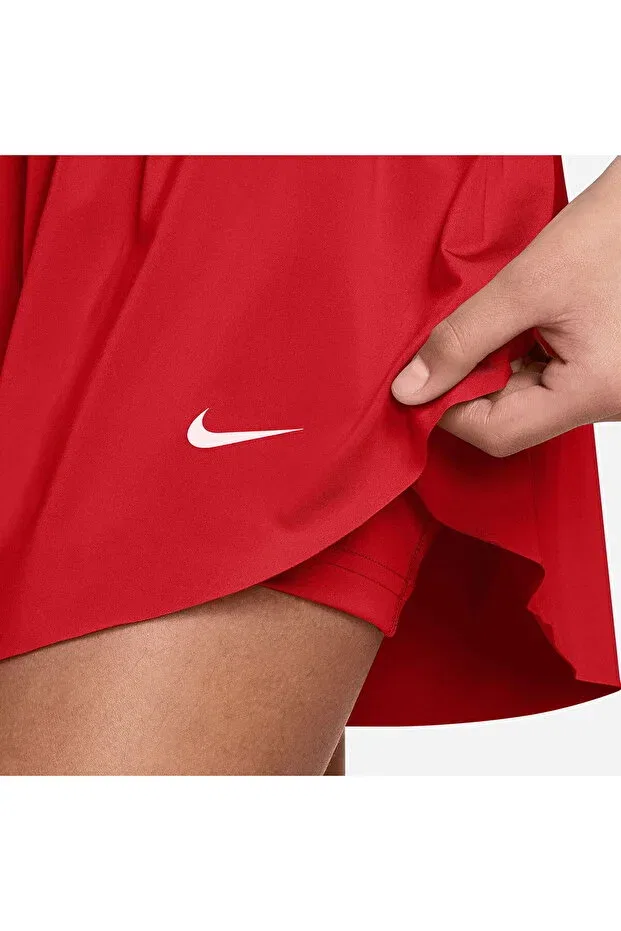 Детские шорты для девочек с эластичным поясом Nike, Red — фото 4