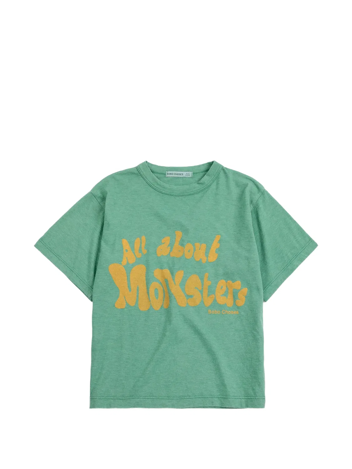 Футболка All About Monsters Bobo Choses, зеленый