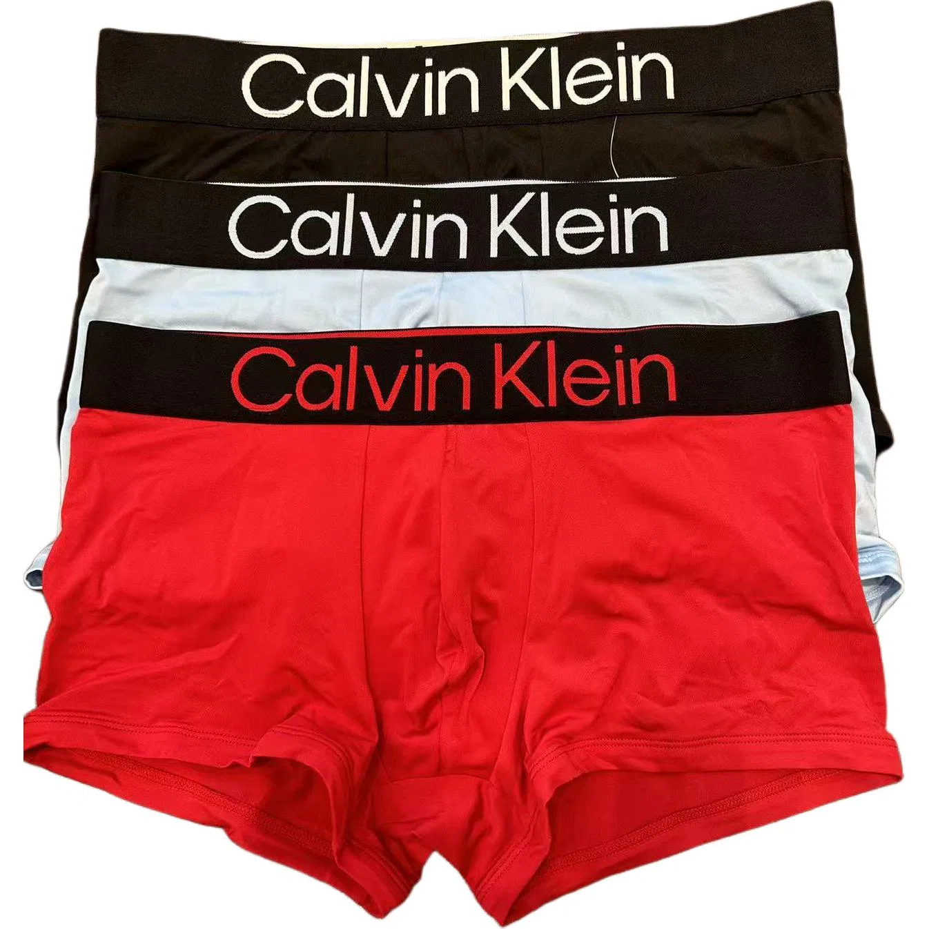 Мужские боксеры 3 шт Calvin Klein, Red/Blue/Black