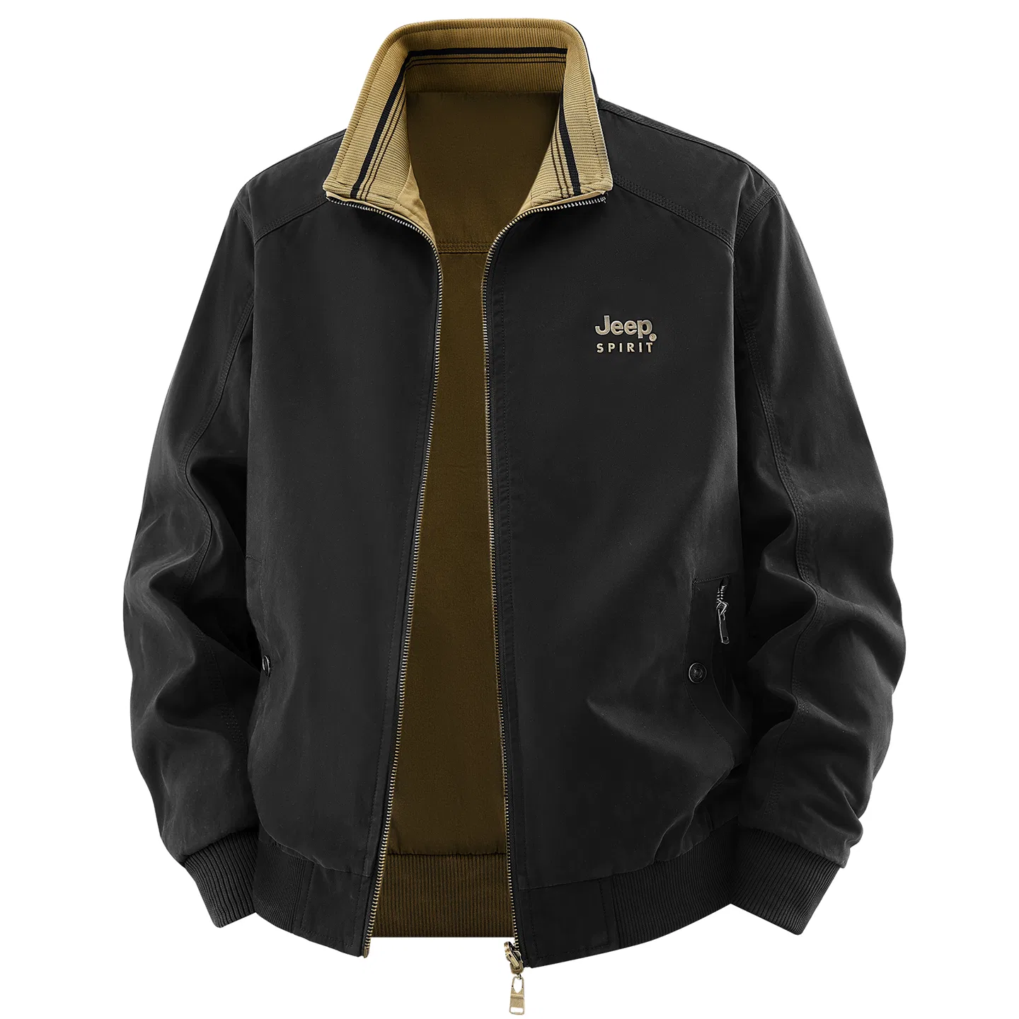 Детская куртка-ветровка двусторонняя JEEP SPIRIT, Camel Reversible — фото 3