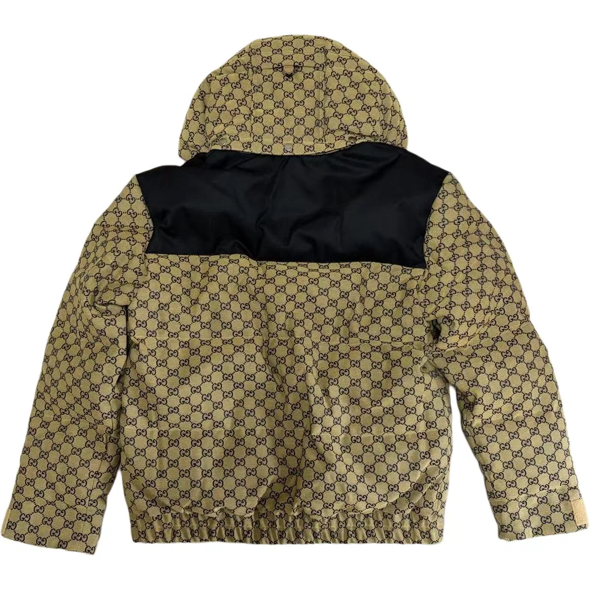 Мужская пуховая куртка GUCCI с капюшоном, отстегивающийся элемент, Brown — фото 3