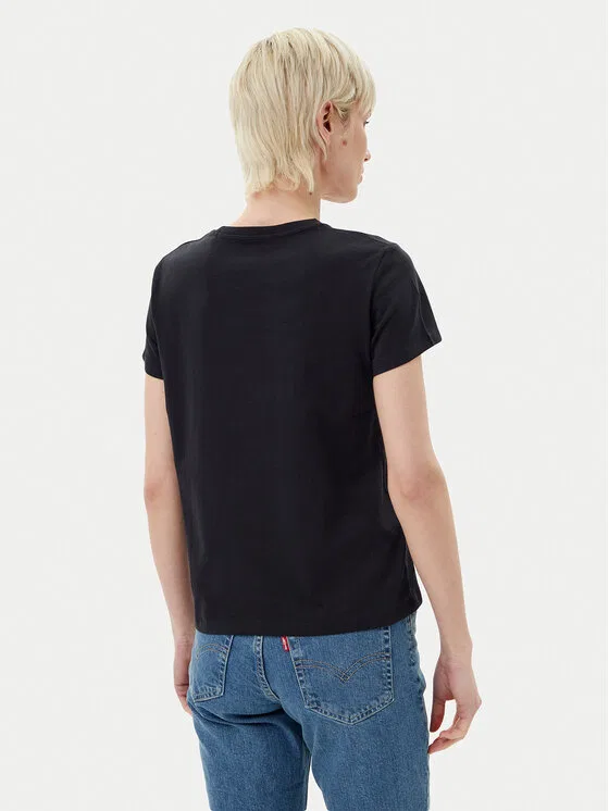 Футболка regular fit Perfect Levi'S, черный — фото 3
