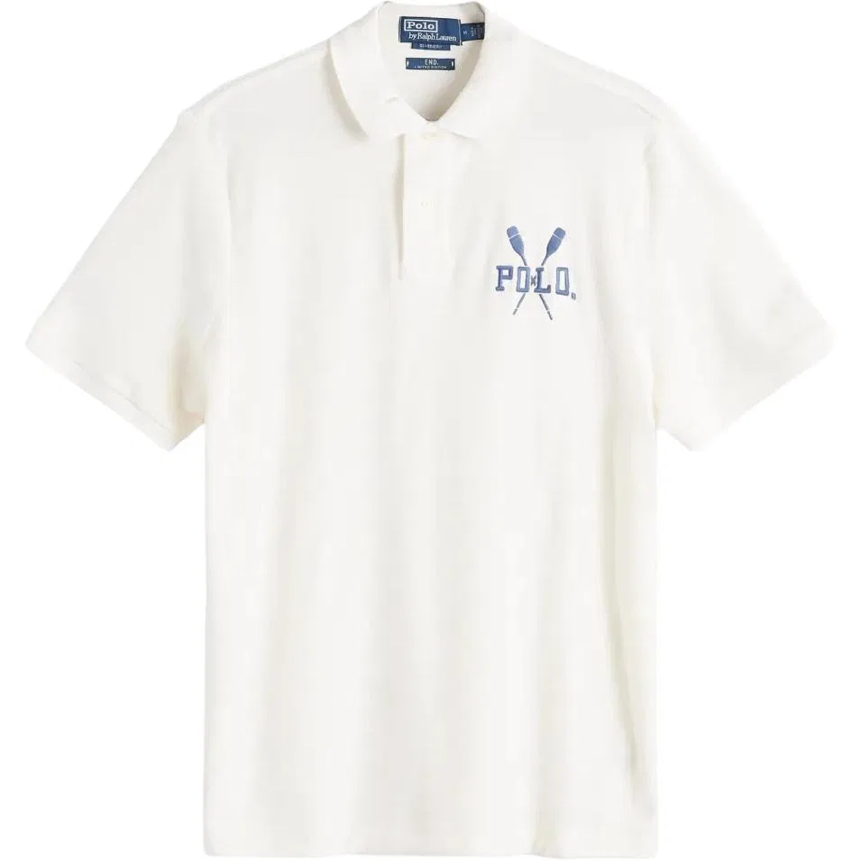 Мужское поло с коротким рукавом Polo Shirt White Polo Ralph Lauren