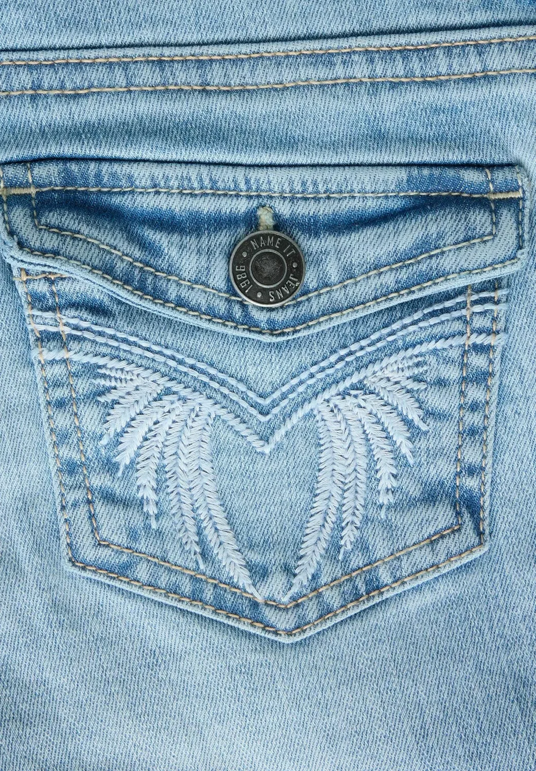 Джинсы-Клеш - джинсы-клеш Name It, Light Blue Denim — фото 4