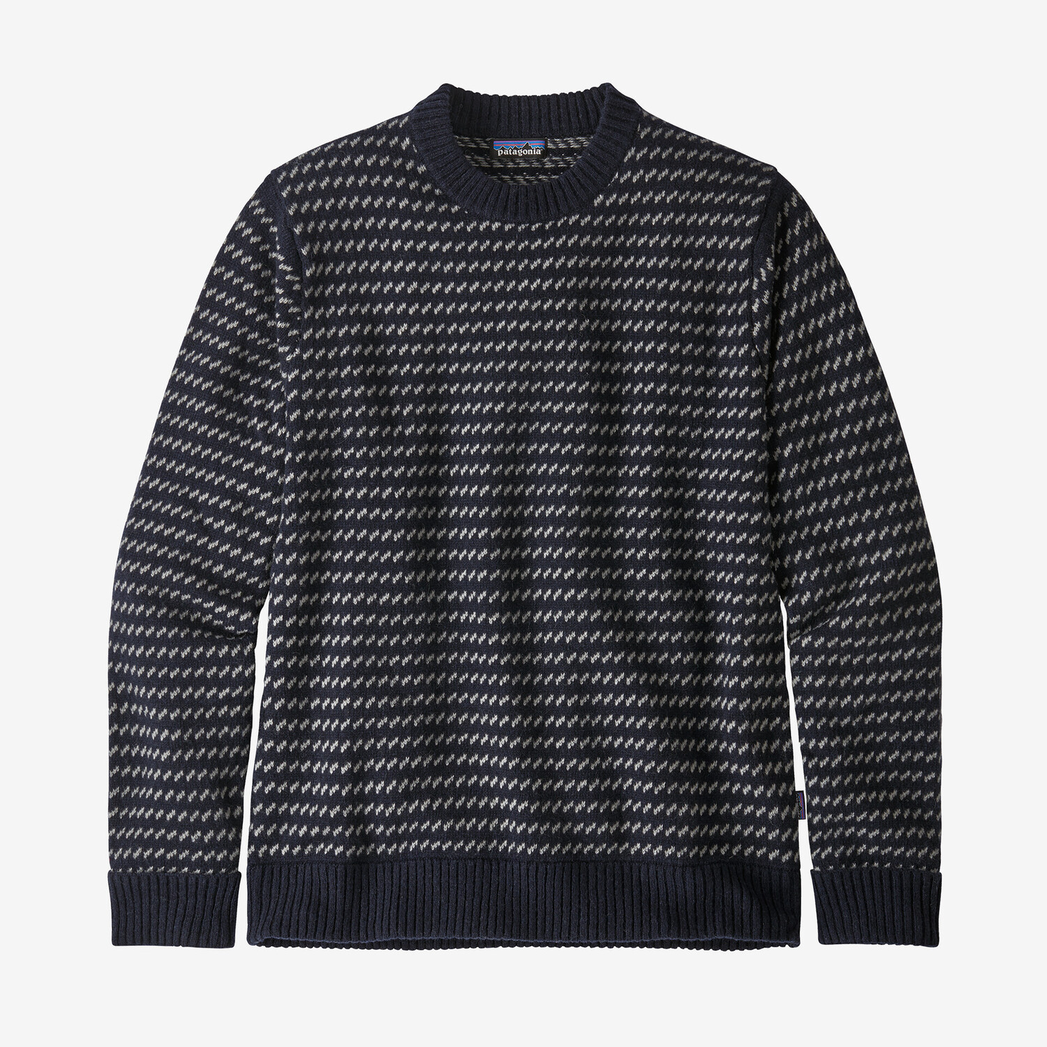 

Мужской свитер из переработанной шерсти Patagonia, цвет Classic Navy