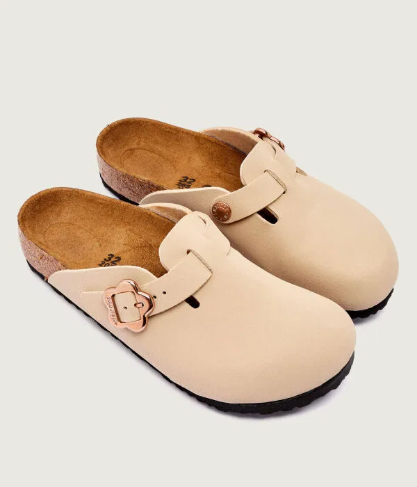 Детские мюли Boston Birkenstock, Sabbia — фото 3