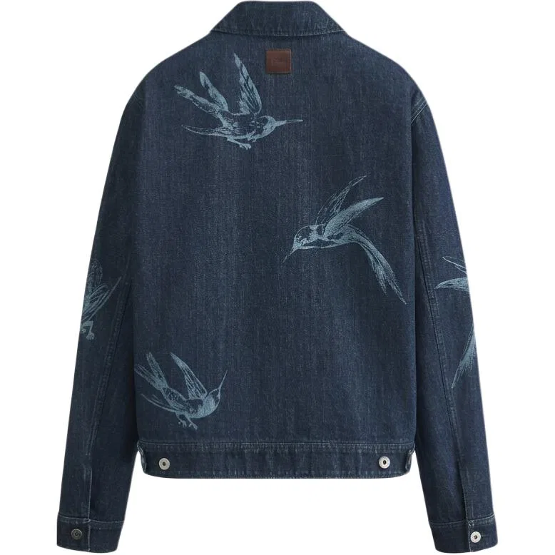 Мужская джинсовая куртка с лацканами X Colibri DIOR, Color Blue — фото 3