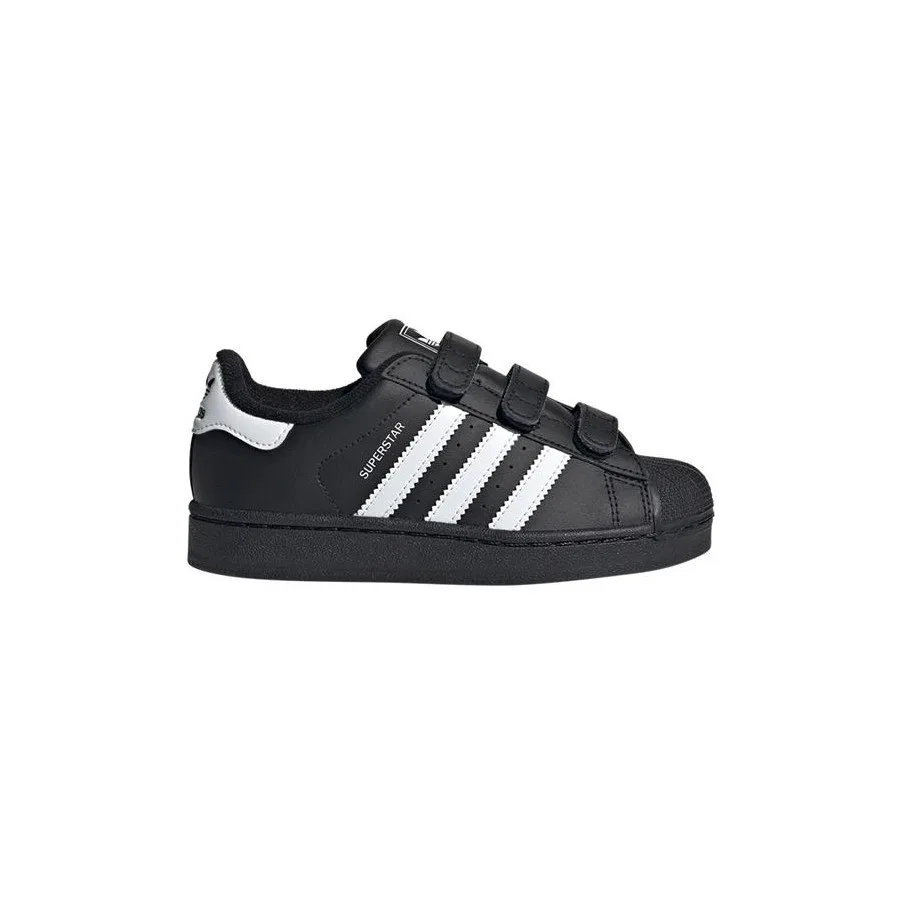 Детские спортивные кроссовки SUPERSTAR II CF C JI3989 adidas, Черный — фото 2