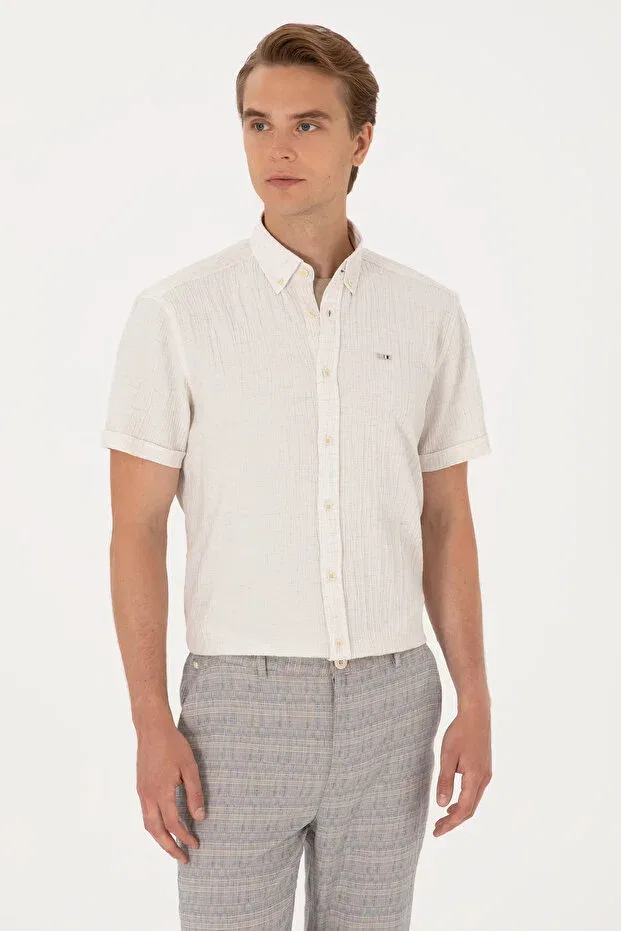Мужская рубашка с коротким рукавом U.S. Polo Assn., Nude Color
