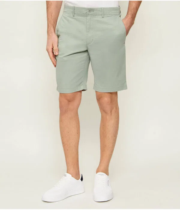 Мужские шорты-чинос Slim Fit Denton Tommy Hilfiger, зеленый — фото 3