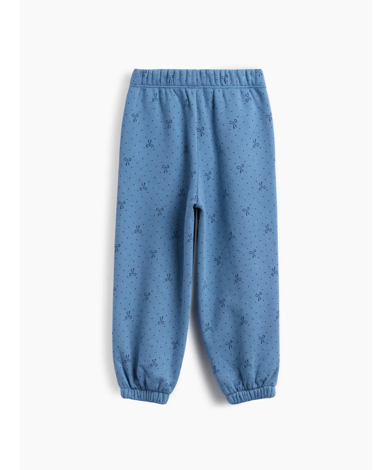 Детские спортивные штаны из футера с принтом GAP Logo Vintage Soft, серые — фото 2
