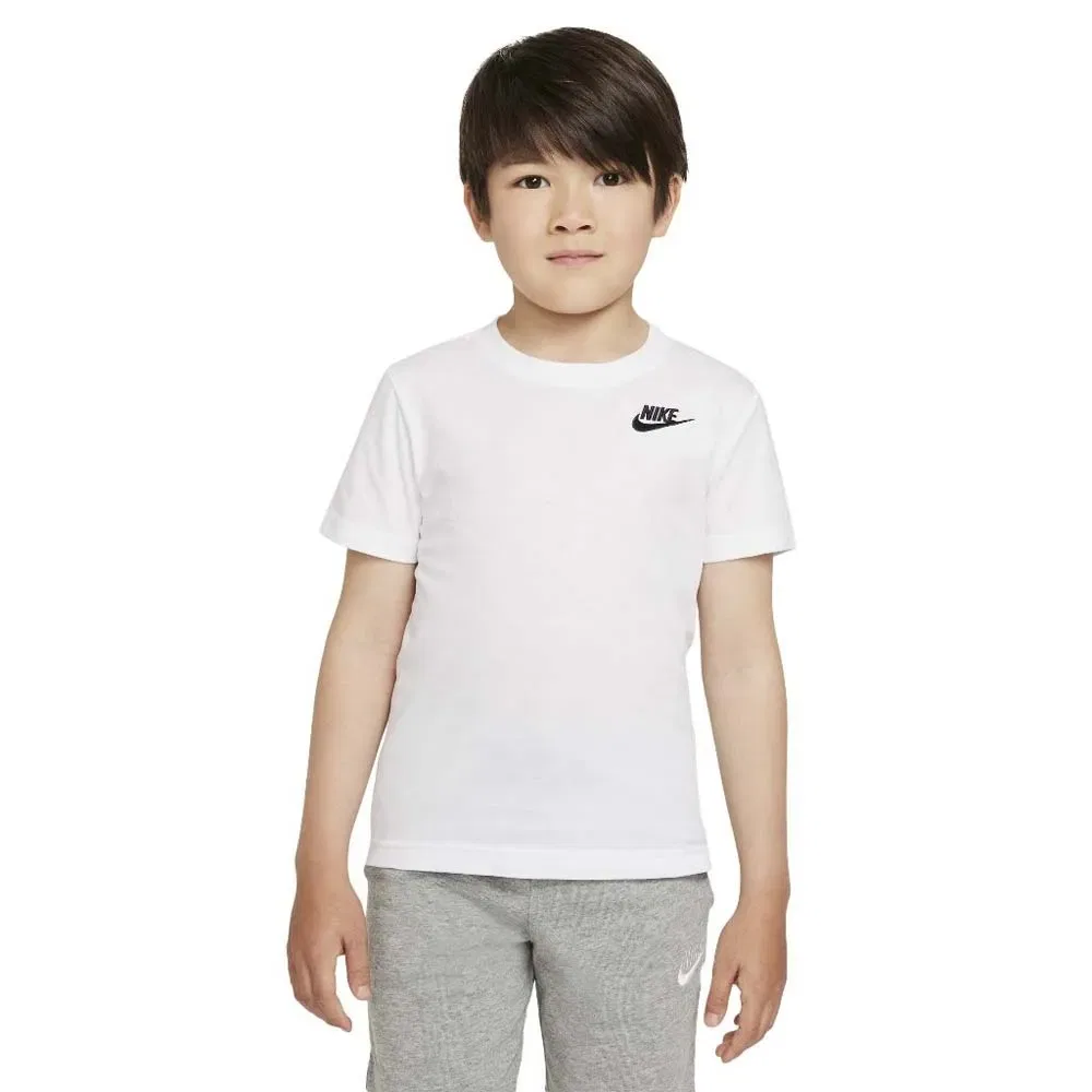 Футболка с коротким рукавом Nike Embroid Futura Nike, белый