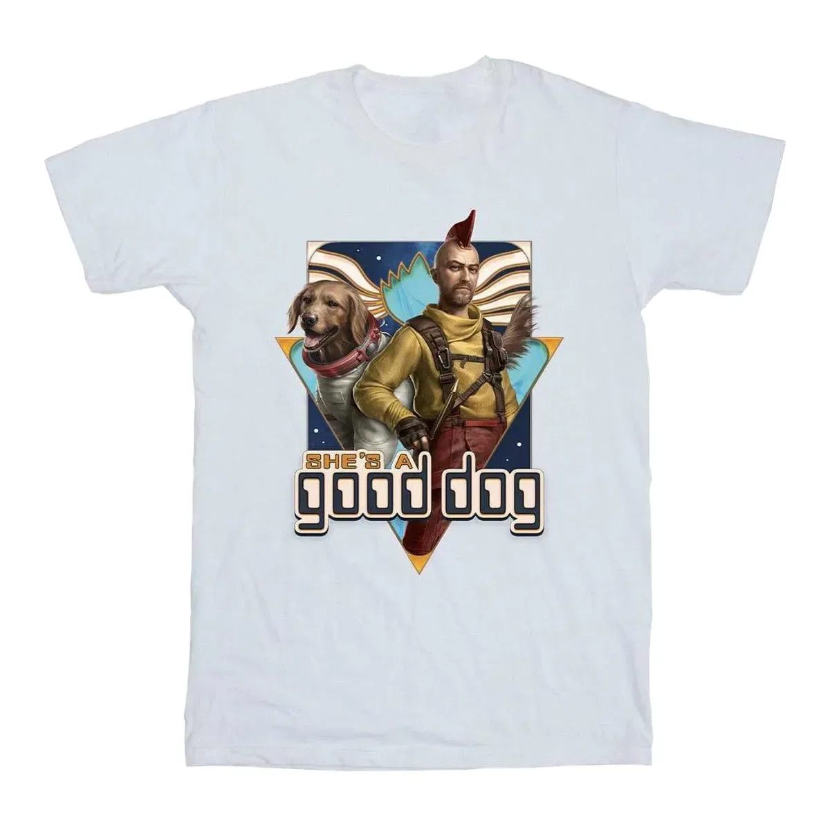 Футболка хлопковая Good Dog Guardians Of The Galaxy Volume 3, White
