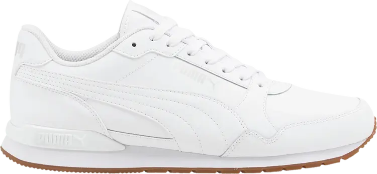 

Кроссовки Puma ST Runner v3 Leather White Gum, белый