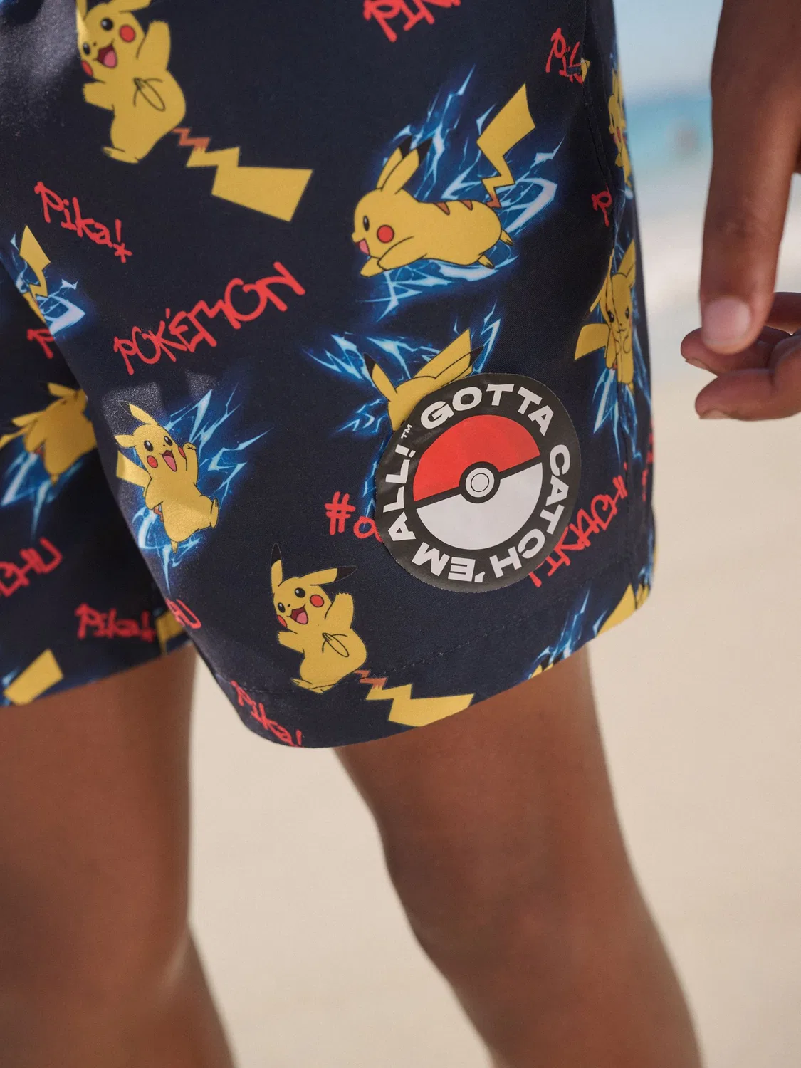 Плавки Pokemon, модель с принтом Next, Navy — фото 4