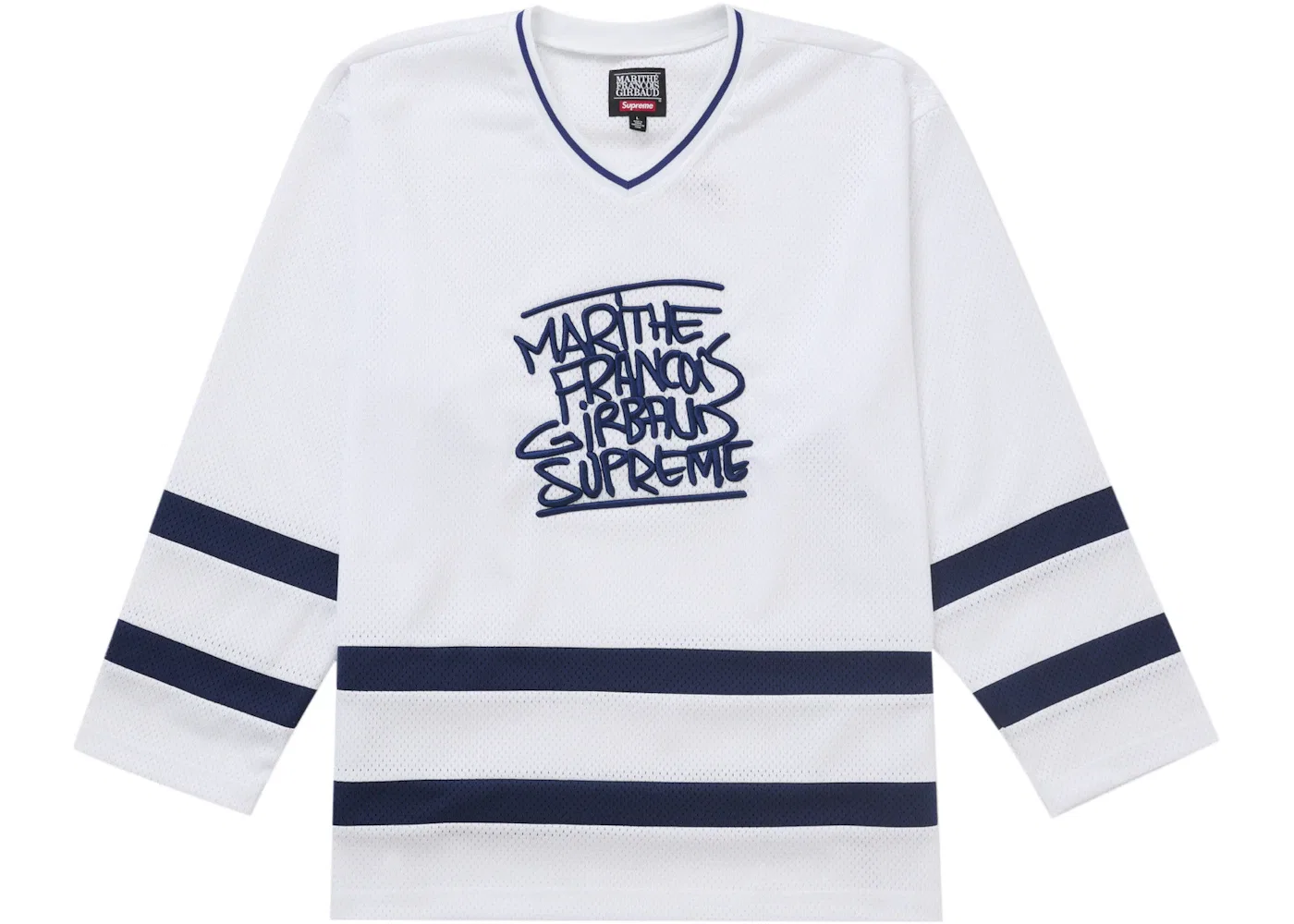 Мужская хоккейная джерси Supreme Marithé + François Girbaud Hockey Jersey, White
