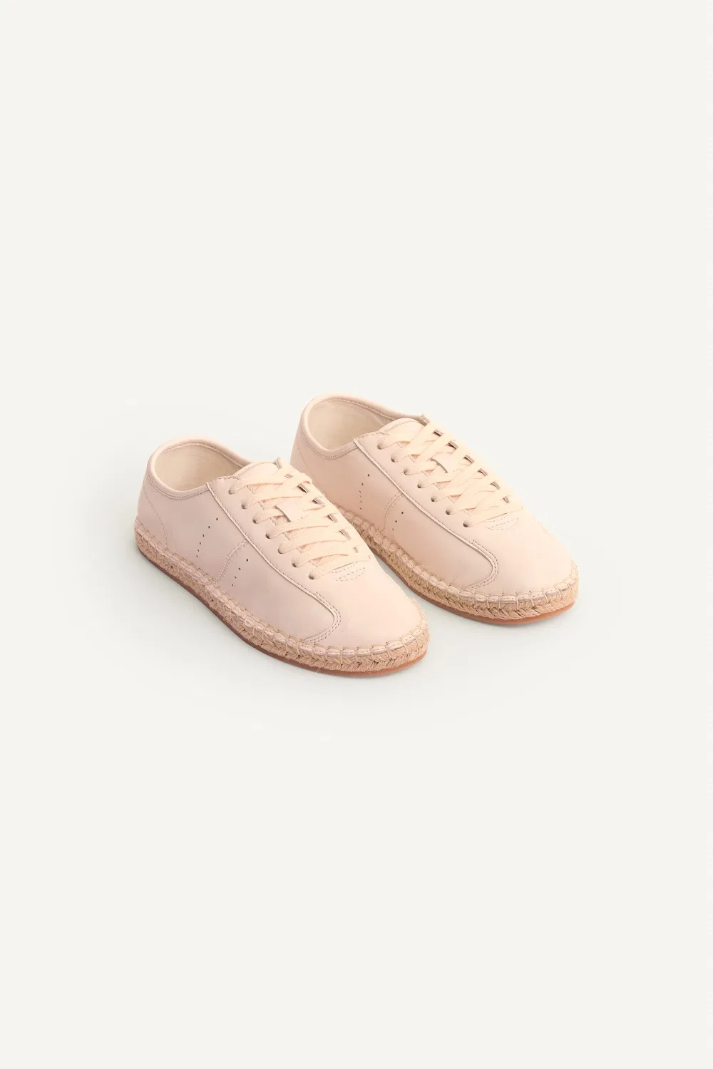 Кожаные кроссовки ZARA, Pink