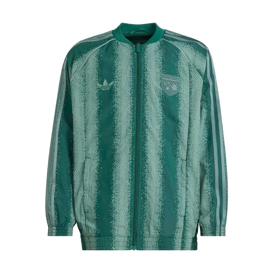 Детская спортивная куртка с высоким воротником adidas SST LO TT KE2752, Зеленый