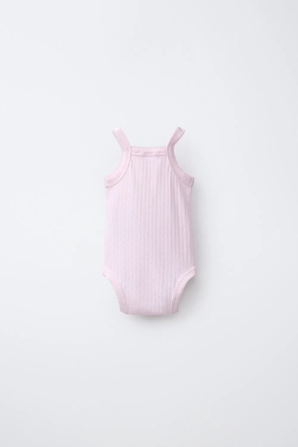 Комплект из 3 боди с ажурными бретелями ZARA, Pink — фото 3