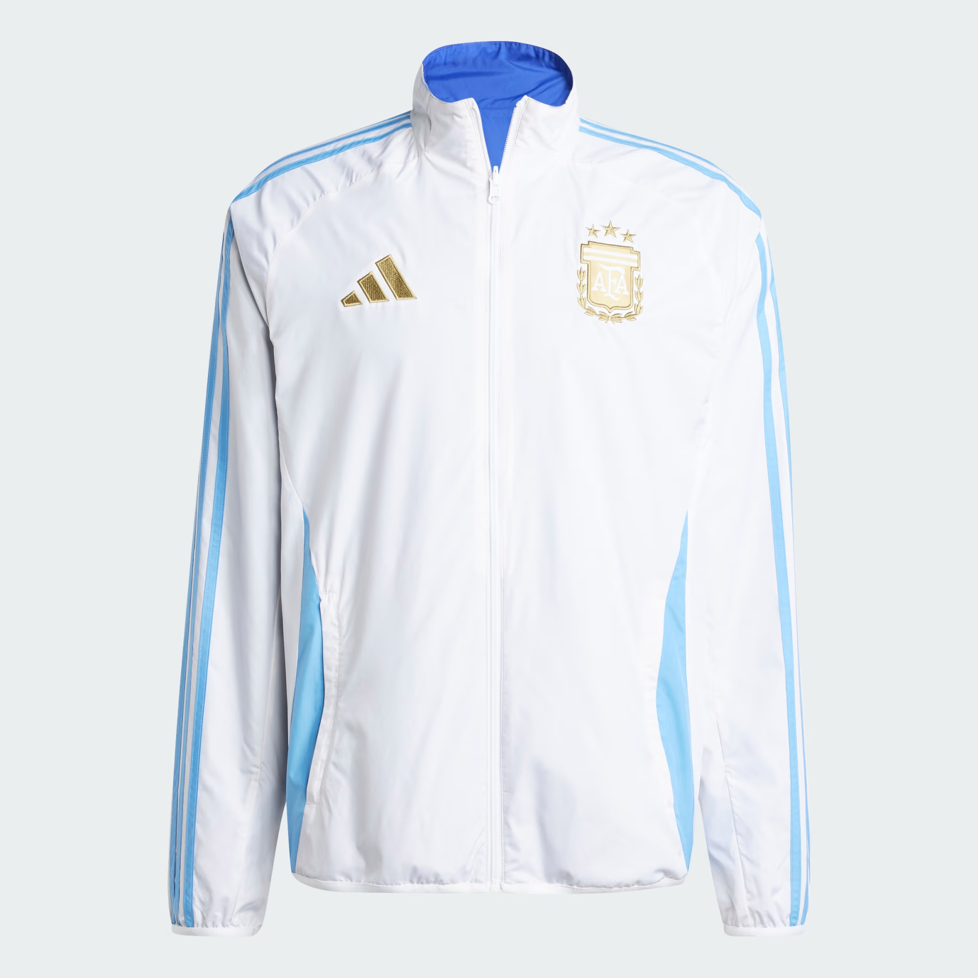 

Куртка Adidas Argentina National Team Anthem, белый/синий