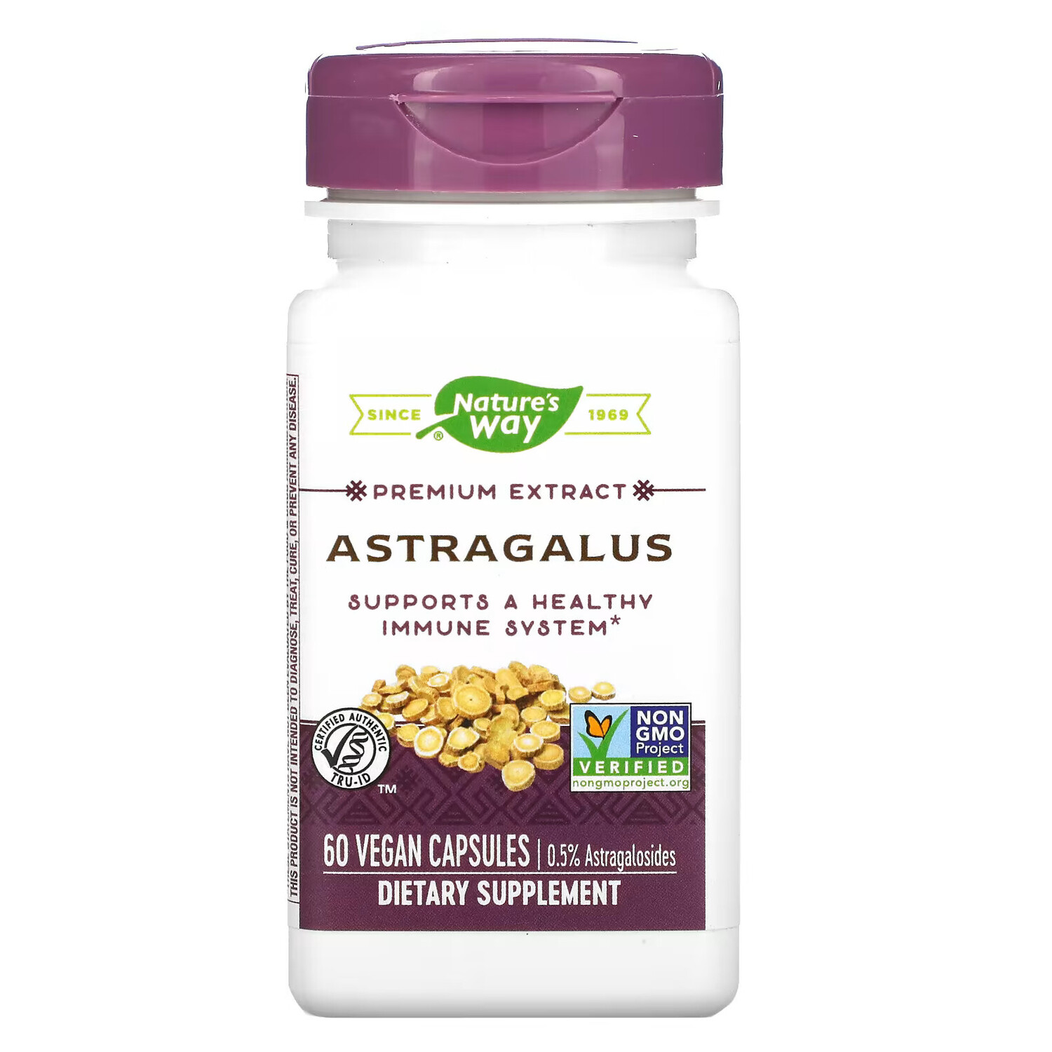 

Nature's Way Астрагал, 60 веганских капсул