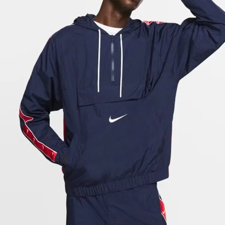 Худи с длинным рукавом Big Swoosh Nike, красный — фото 3