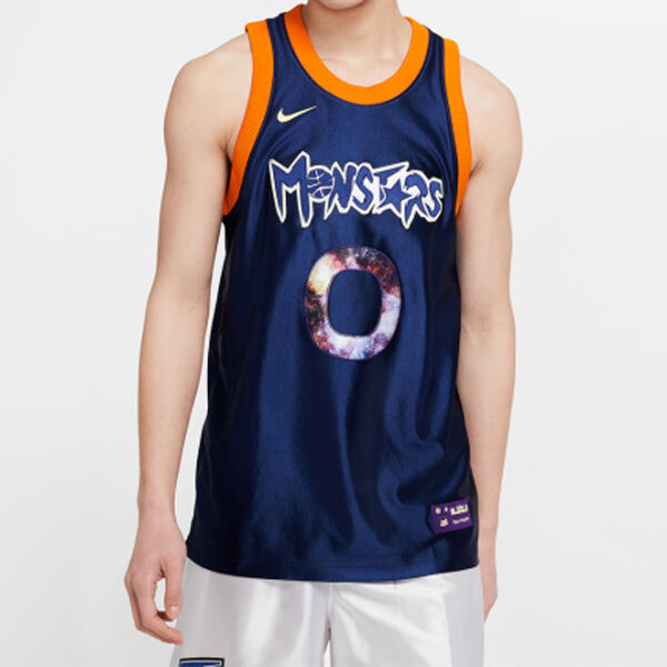 Майка Nike SS20 LeBron x Monstars Crossover Dna Jersey Large Basketball Vest Blue, синий — фото 4