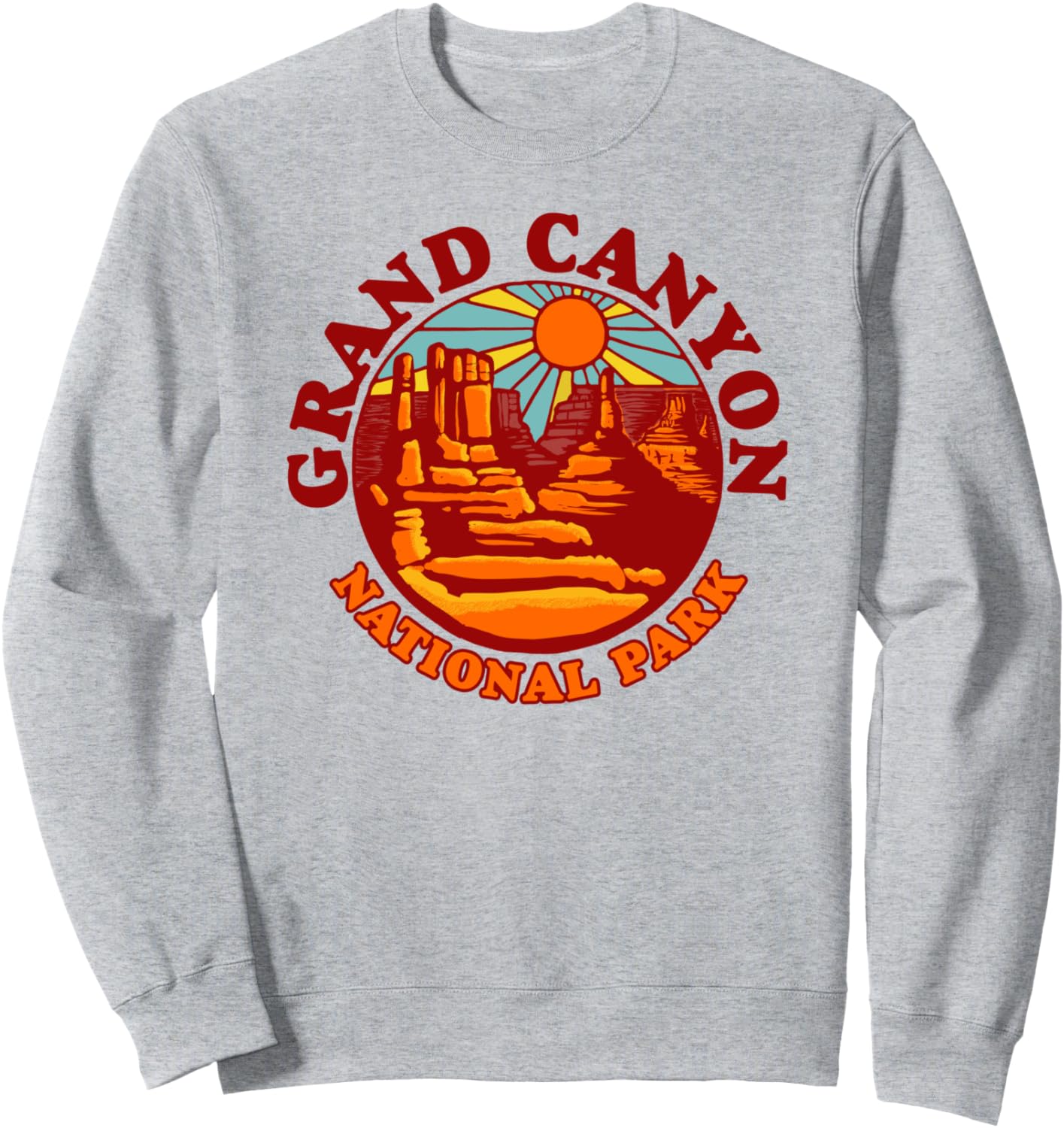 

Винтажная ретро-толстовка 80-х годов с изображением национального парка Гранд-Каньон, Аризона, для походов Sedona Jones Arizona Gear, серый