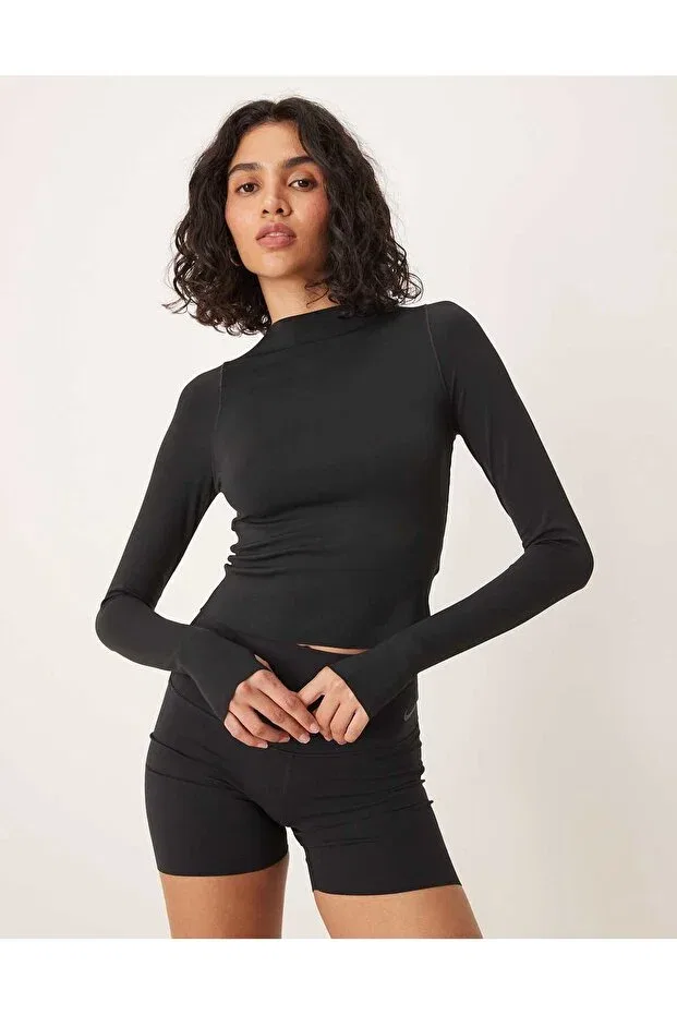 Женская футболка с длинным рукавом Zenvy Infinasoft Dri-Fit Nike, Black