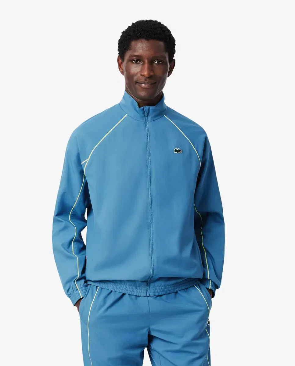 Мужской спортивный костюм с контрастной отделкой Lacoste, Azul Claro — фото 3