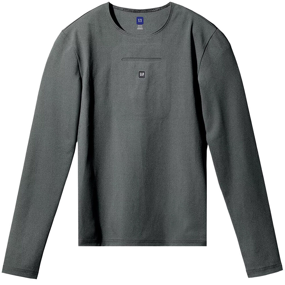 

Лонгслив Yeezy Gap Engineered by Balenciaga Second Skin, темно-зеленый