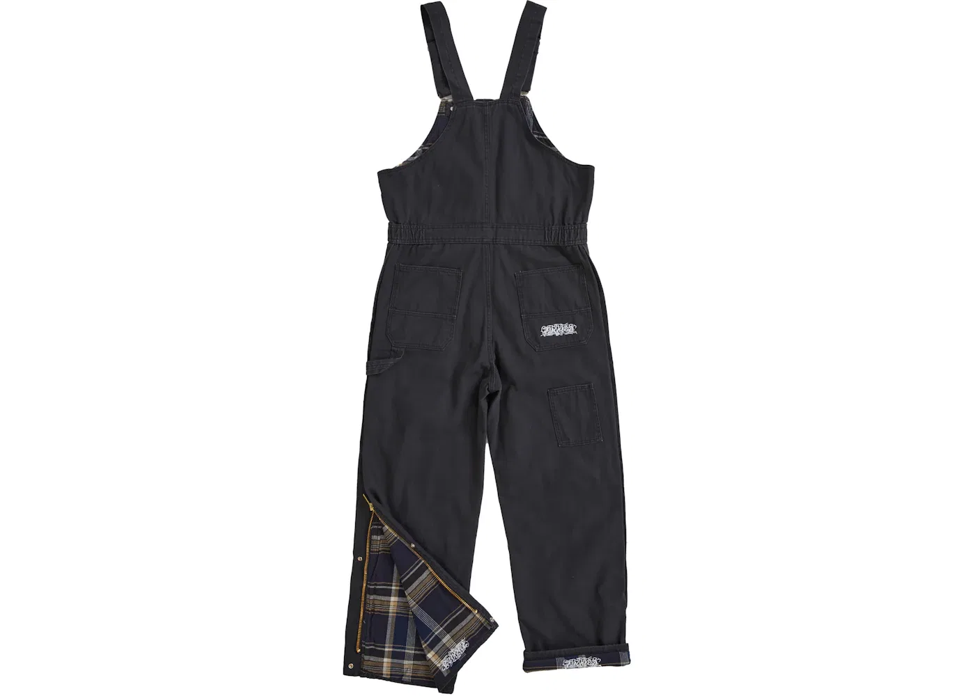 Мужской комбинезон с подкладкой из фланели Supreme Overall, Black — фото 2