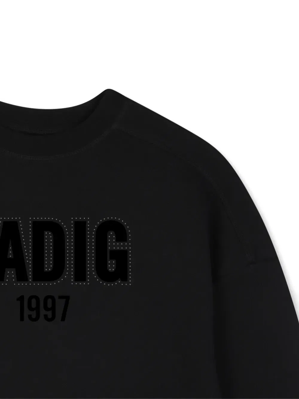 Свитер с логотипом Zadig & Voltaire Kids, черный — фото 3
