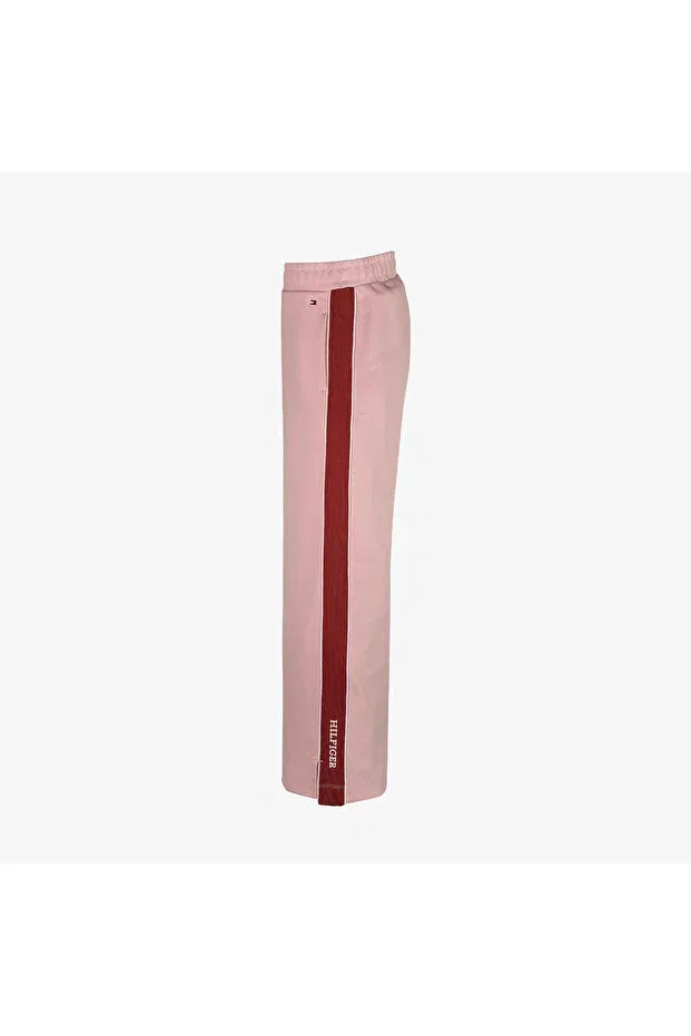 Детские спортивные штаны для девочек с принтом Tape Kids Tommy Hilfiger, Tjx-Pembe — фото 3