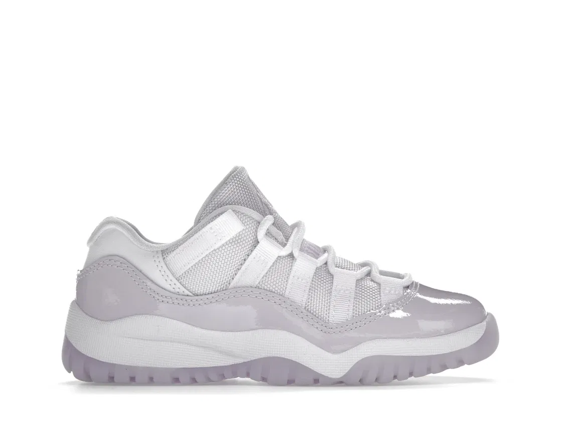 Детские кроссовки Lifestyle с принтом Jordan 11 Retro Low Jordan, White/Pure Violet-White