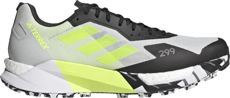 

Кроссовки Adidas Terrex Agravic Ultra Trail 'Grey Solar Yellow', серый