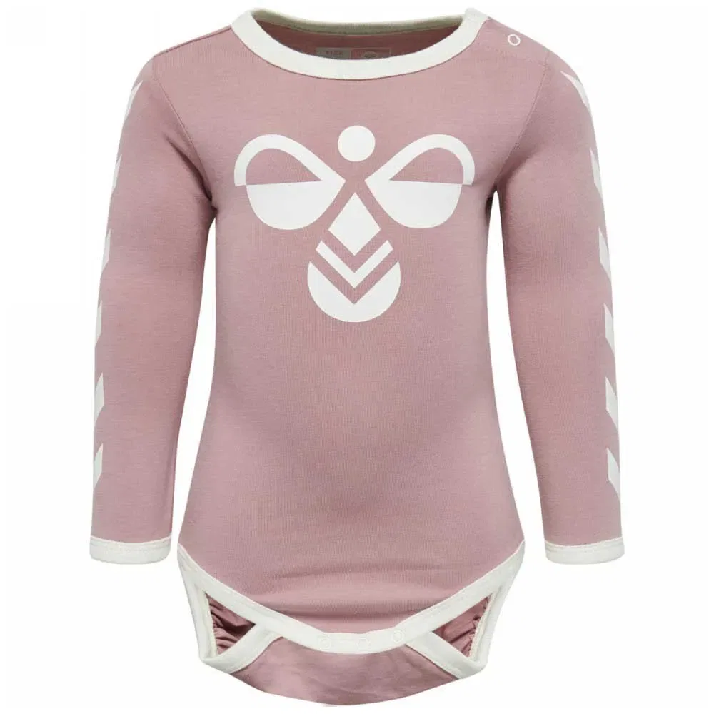 Боди с длинным рукавом Flipperstocking Hummel, розовый