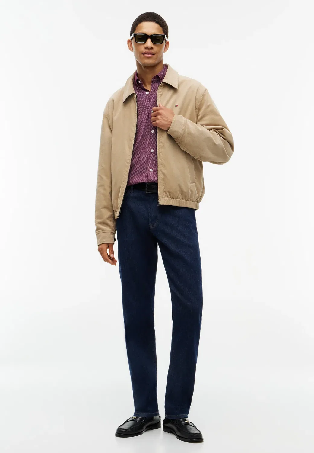 Hemd - рубашка Tommy Hilfiger, Aubergine — фото 2