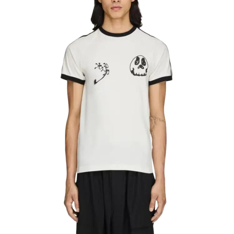 Мужская футболка Y-3 Chito Graphic Cali T-Shirt Asia Sizing 'Chalk White' adidas, Chalk White — фото 3