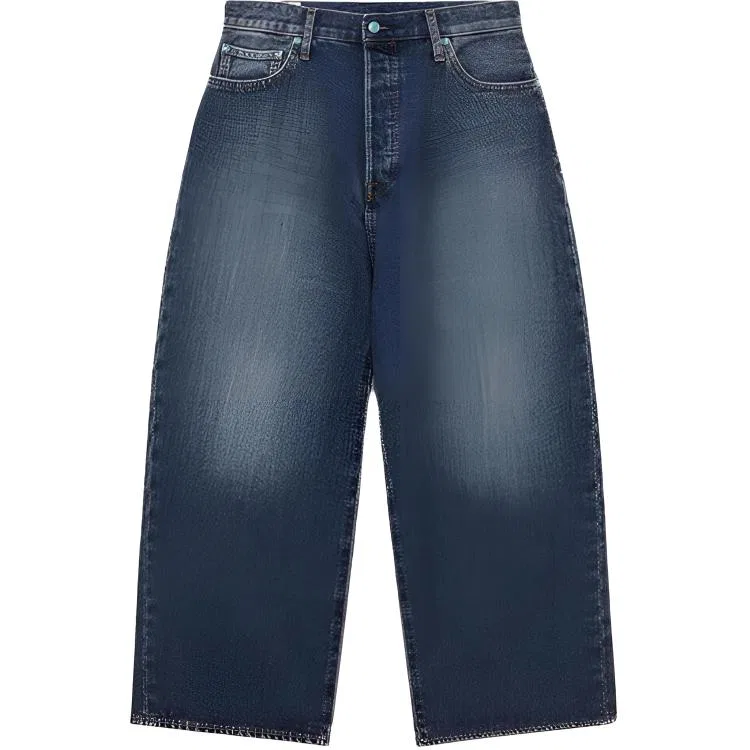 Levis Детские джинсы унисекс свободные Levi's 505, Цвет Navy Blue — фото 4