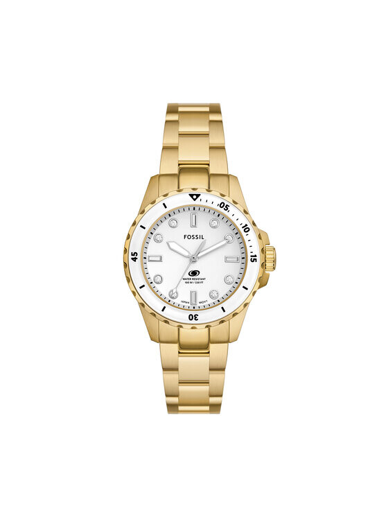 

Часы Fossil, золотой