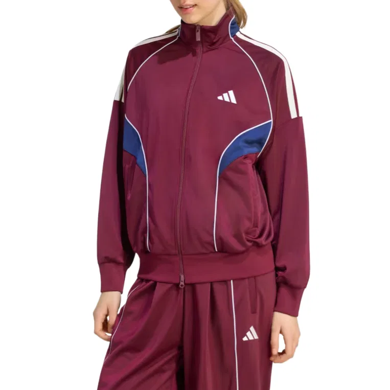 Женская куртка с водолазкой Бургунди Adidas, Burgundy — фото 3
