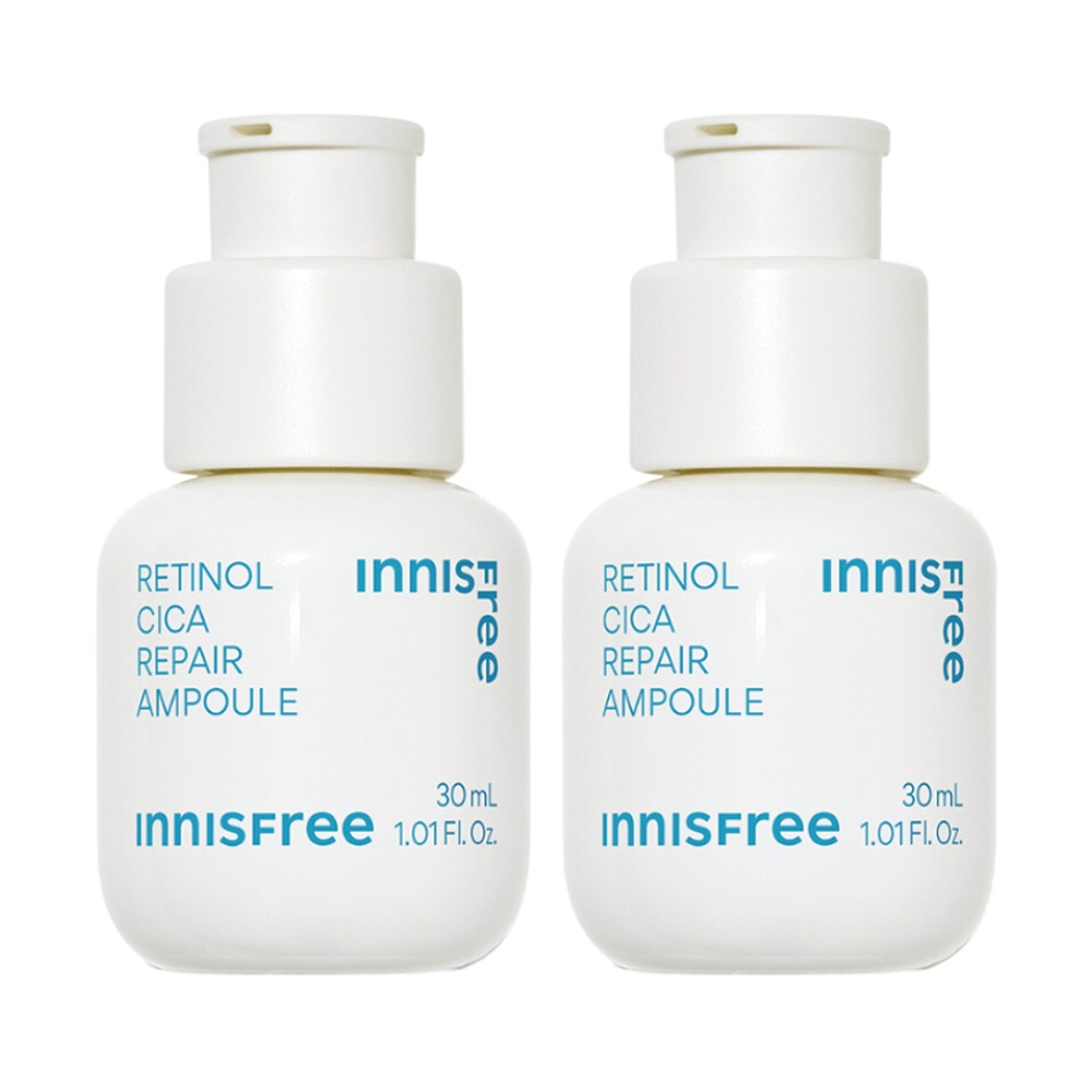 Набор из двух ампул Innisfree Retinol Cica Repair Ampoule, 30 мл x 2
