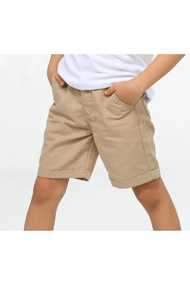 Детские шорты для мальчиков хлопковые Casabony, Beige