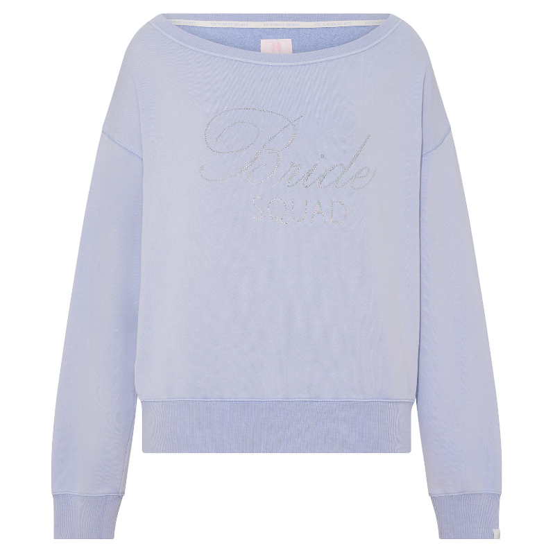 Толстовка Victoria's Secret Angel Essentials Bridal Terry Boatneck, светлая лаванда