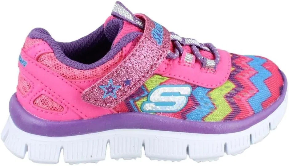 Детские кроссовки для девочек Skech Appeal Strap Skechers, Pink Rainbow — фото 2