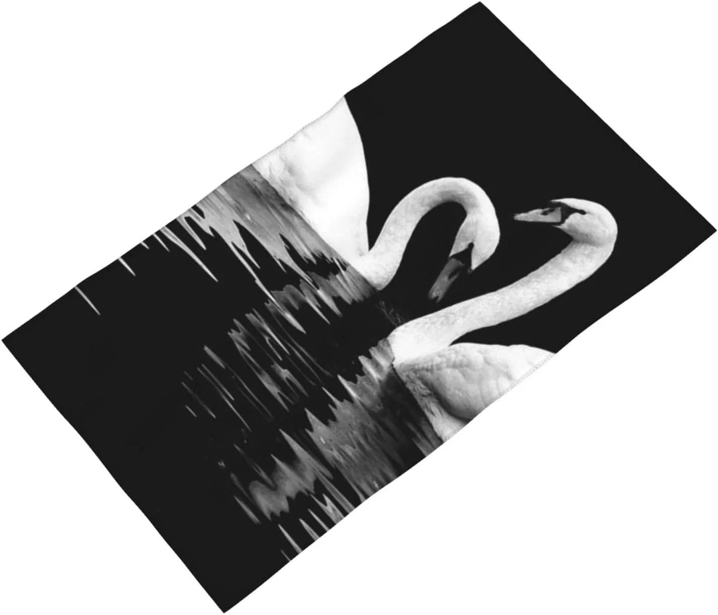 Махровая салфетка для лица BAFAFA Love Swans, 27.5 × 40.6 см — фото 2