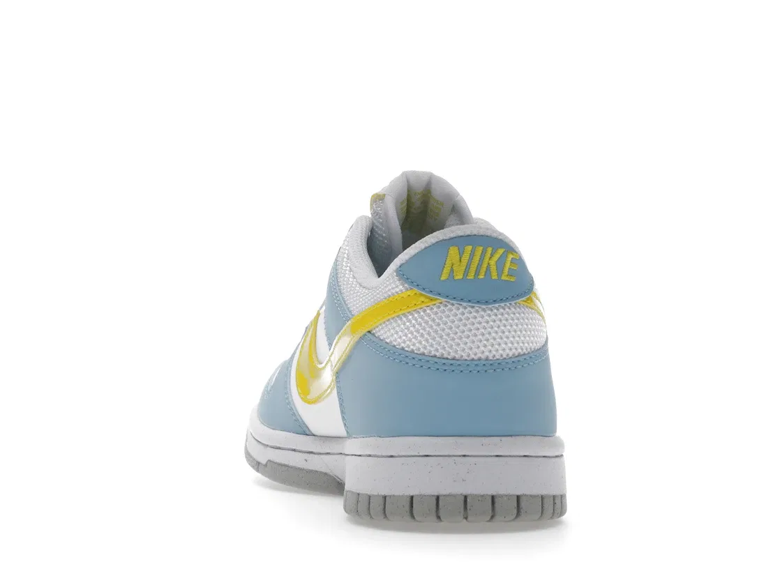 Детские кроссовки Nike Dunk Low Next Nature Homer Simpson (GS) Nike, Blue Chill/Yellow/Strike-White — фото 4
