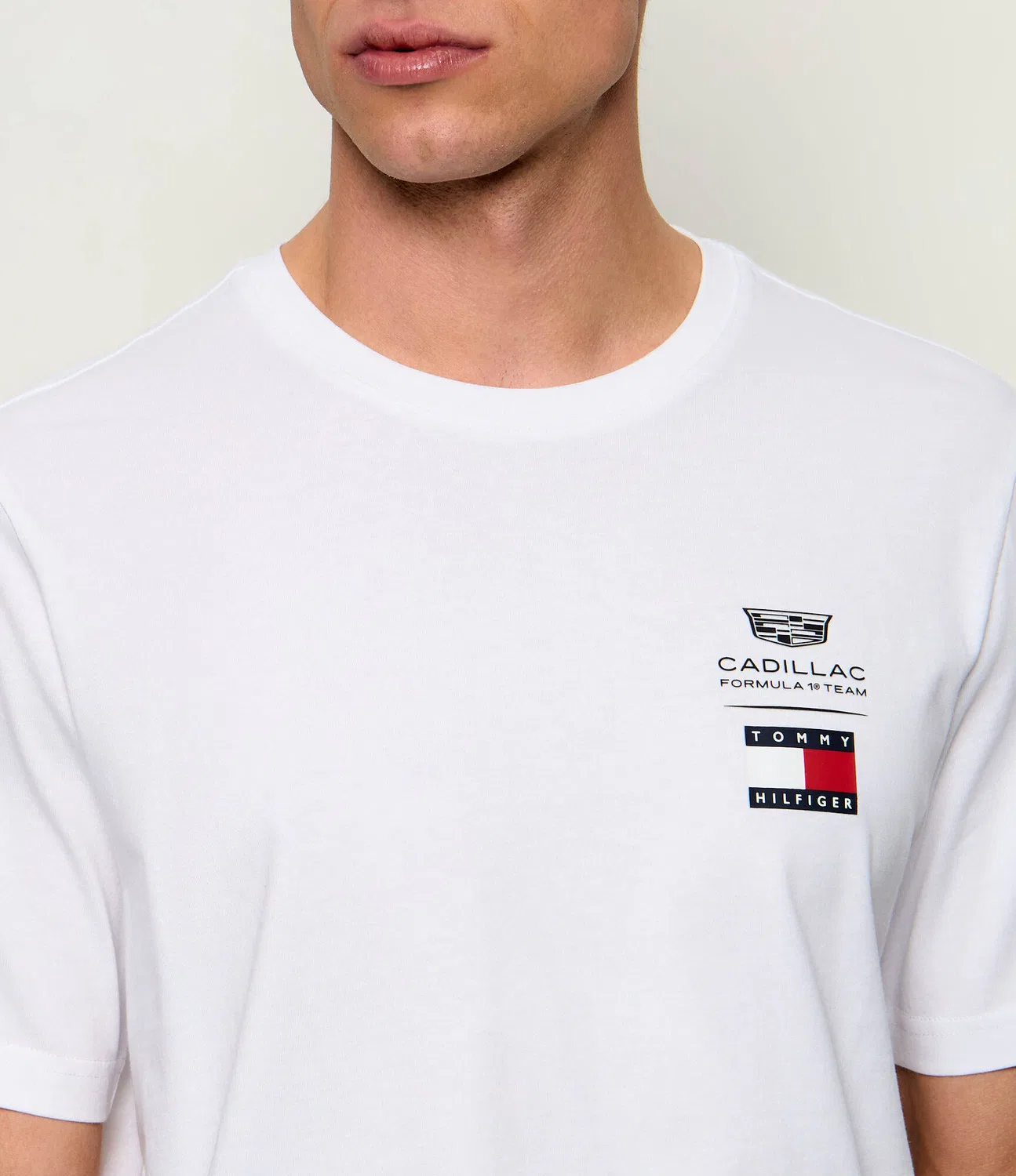Футболка Tommy Hilfiger x Cadillac Formula 1 Team, белый — фото 4