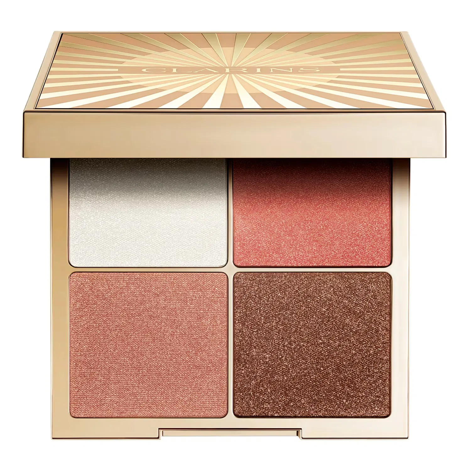 Палетка для лица и глаз All-In-One Summer 12 г с перламутровой текстурой CLARINS, Multi-Color